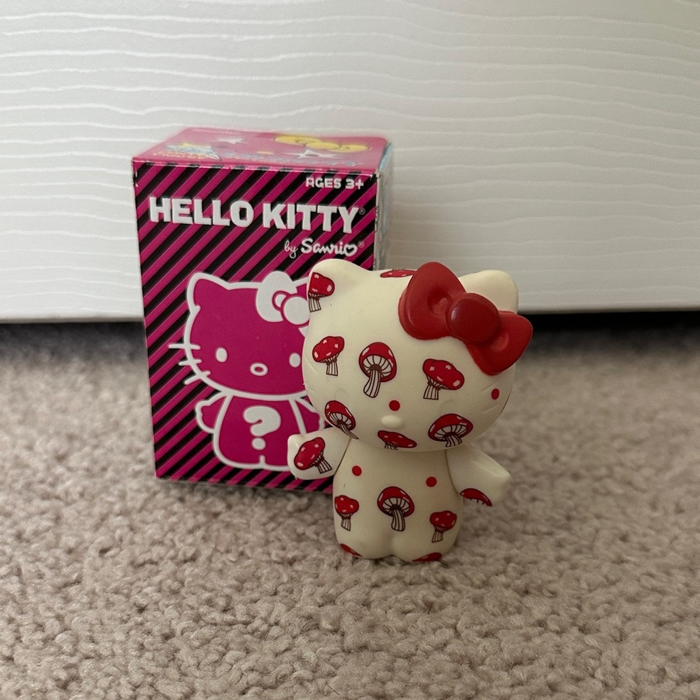 Sanrio Hello Kitty with Red Mushroom Accents limited edition figurine